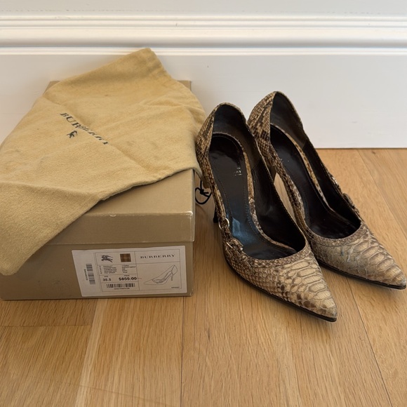 Burberry Prorsum Python Pumps, size 35.5 - Picture 11 of 12